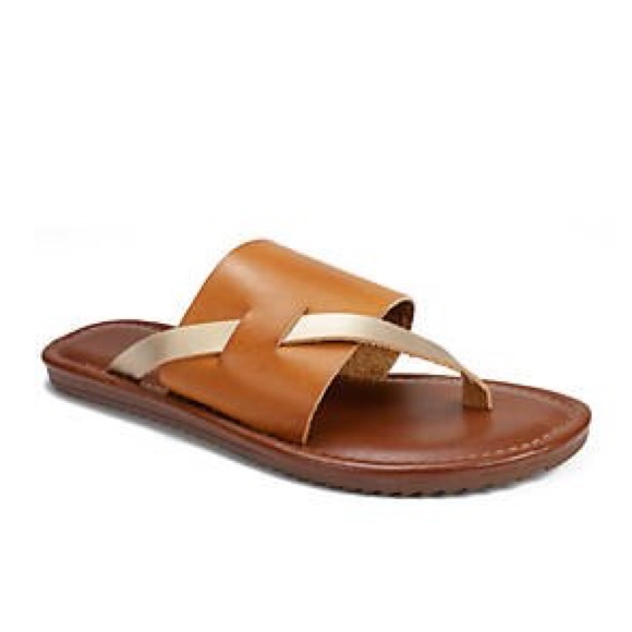 Seven Dials Seagrove Sandals NWT New in Box Tan - Picture 2 of 8